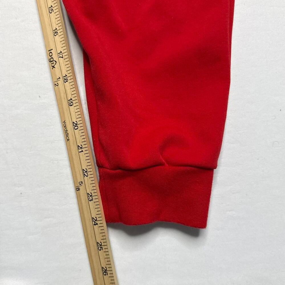 Nike Tech Fleece Joggers Red Black Zip Pocket Pants Large - Picture 8 of 8